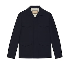 Wool twill jacket