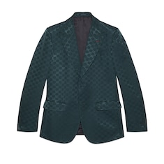 Veste en faille de coton à motif GG