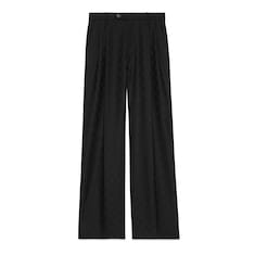 GG wool jacquard pant