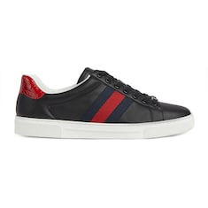 Sneaker Gucci Ace uomo con dettaglio Web
