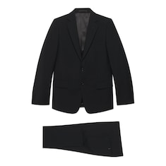 Traje de lana de angora de corte ajustado
