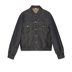 Veste en denim GG réversible