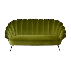 Velvet sofa