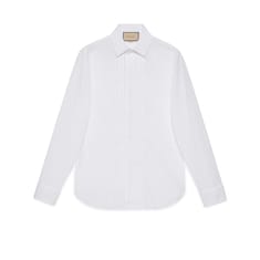 Cotton poplin shirt