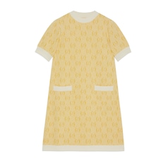 GG wool jacquard dress