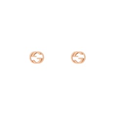Gucci Interlocking 18k stud earrings