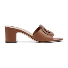 Women's slide sandal with Interlocking G