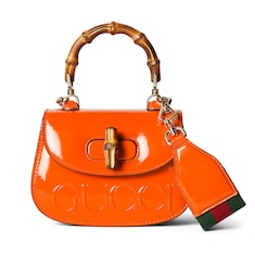 Мини-сумка Gucci Bamboo 1947 с ручкой сверху