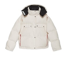 GG cotton canvas puffer jacket