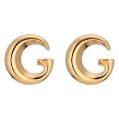 Earrings with G motif