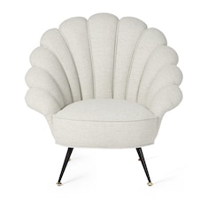 Bouclé armchair