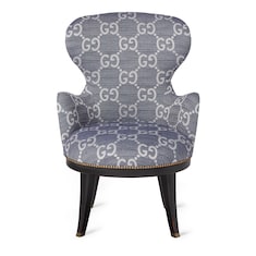 Fauteuil jacquard GG