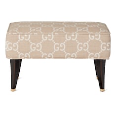 Taburete de jacquard con GG