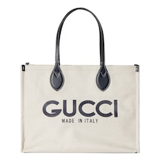 Tote bag with Gucci print