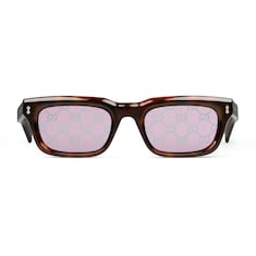 Rectangular frame sunglasses