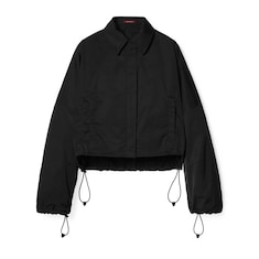 Polyester twill bomber jacket