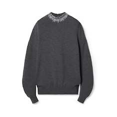 Fine knit wool jumper