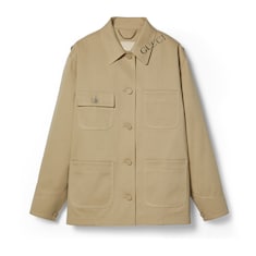 Cotton stretch garbadine jacket