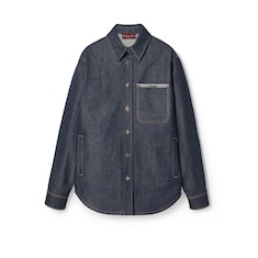 Denim shirt with Gucci selvedge