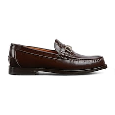 Dark brown gucci loafers new arrivals