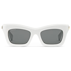 Specialized fit rectangular sunglasses