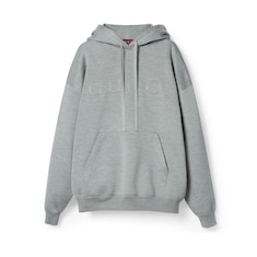 Sudadera con capucha de punto extrafino 