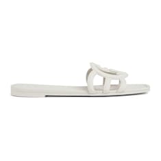 Sandalias tipo chancla con letras G entrelazadas para mujer