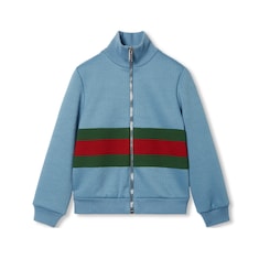 Children's jersey zip jacket