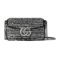 Minibolso de hombro GG Marmont con estampado