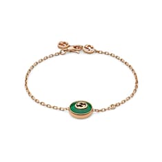 Bracciale a catena Gucci Interlocking 18 carati