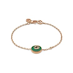 Bracciale a catena Gucci Interlocking oro 18k