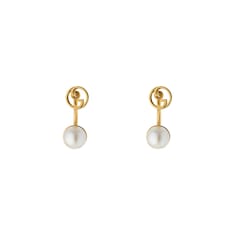 Aretes de perlas de resina Gucci Blondie