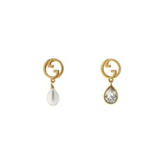 Boucles d’oreilles Gucci Blondie avec perle et cristaux