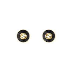 ต่างหู Gucci Interlocking 18k stud earrings