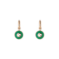 Gucci Interlocking 18k hoop earrings