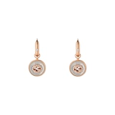 Boucles d’oreille 18 carats Gucci Interlocking avec diamants