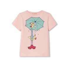 Kinder-T-Shirt aus Baumwolle mit Print