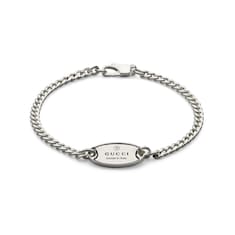 Bracciale Trademark a catena con targhetta