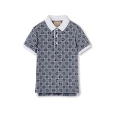 Children's Double G cotton polo shirt