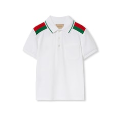 Polo bambino con nastro Web