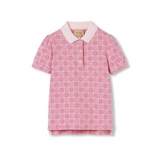 Children's Double G cotton polo shirt