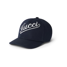 Baseball hat with Gucci script