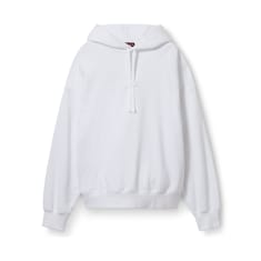 Cotton jersey hooded sweatshirt