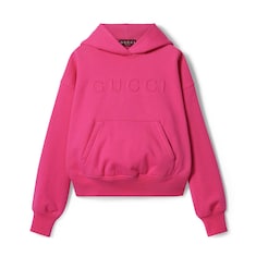 Sudadera con capucha de punto de algodón