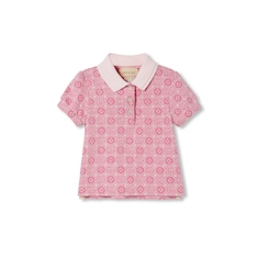 Baby Double G cotton polo shirt