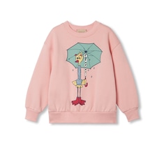 Sudadera infantil de algodón con estampado