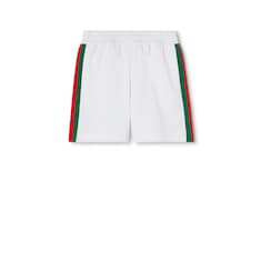 Shorts mit Web-Intarsie