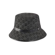 GG denim bucket hat