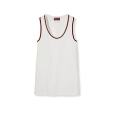 Short technical jersey dress with Web
