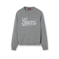 Pull en laine avec Gucci en intarsia